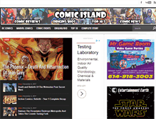 Tablet Screenshot of comicisland.org